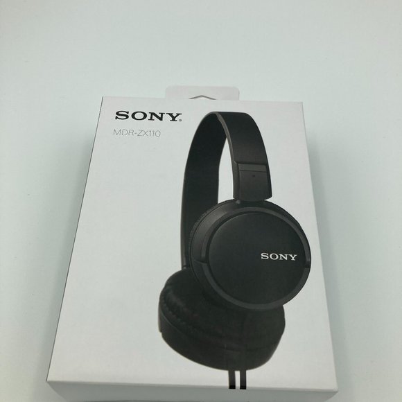 SONY MDR- ZX110 CORDED STEREO HEADPHONE - Picture 1 of 2